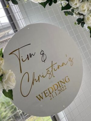 Acrylic Sign Hire