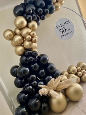 50th Balloon Garland