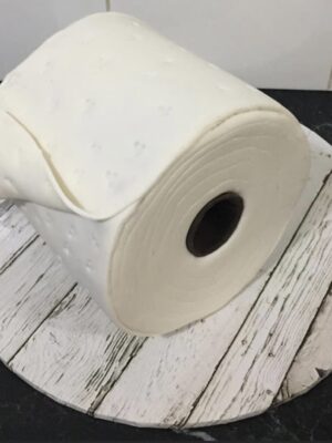 Toilet paper roll cake